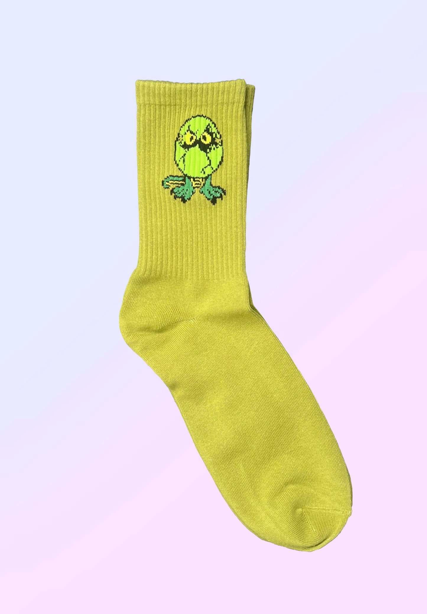 REPTILIAN ‘HATCHLING’ SOCKS (AMPHIBIOUS GREEN)