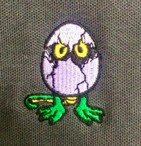 LONG SLEEVE 3-BUTTON POLO SHIRT (CHARCOAL GREY)