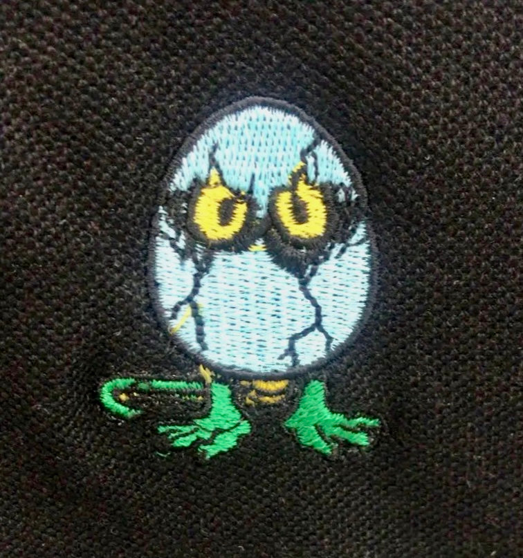 LONG SLEEVE 3-BUTTON POLO SHIRT (BLACK)